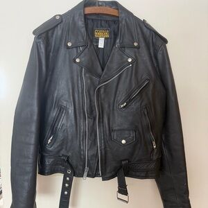 Vintage Protech Medium Men or Women
Genuine Leather Biker Jacket